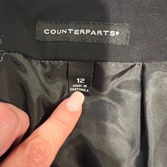 NWT Counterparts black skirt size 12 - Picture 5 of 6
